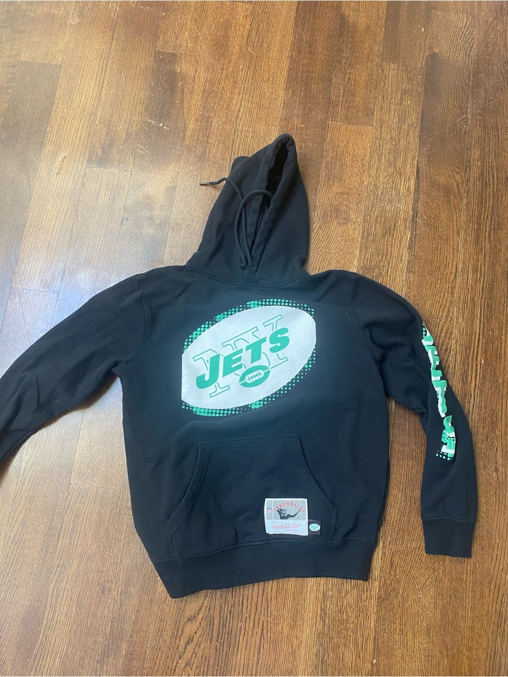 New York Jets Mitchell & Ness Pullover Hoodie